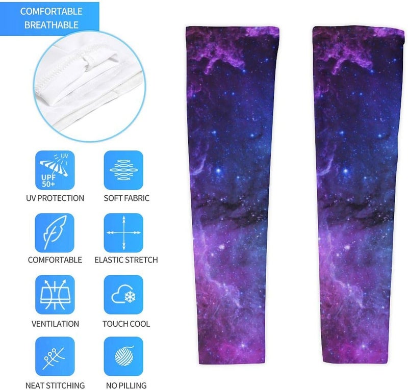 QiErDesign Marble Sports Compression Arm Sleeves for Men & Women - Youth Arm Sleeve Baseball Volleyball Sleeves & Basketball Sleeve - Image 4